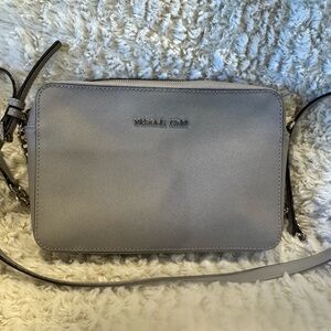 Michael Kors Light Gray Crossbody Bag